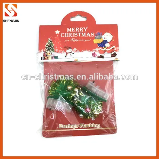 Latest fashion hanging Christmas Earrings