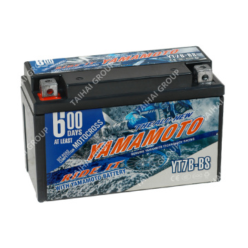 YAMAMOTO YT7B-BS Motorcycle Spare Parts 12V7AH Power Supply Storage Battery
