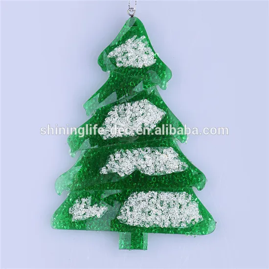 Christmas tree with snow decoration pendant new style indoor decoration shining crystal