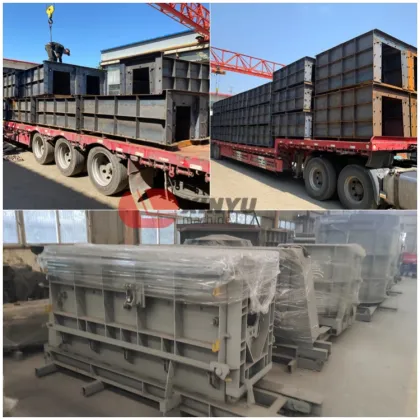 Prefabricated Concrete Products: U Shaped Wet Casting Box Channel Ducts Mold
