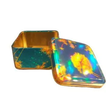 Square Laser Printing Tin Can From China Tin Can Manufacturer