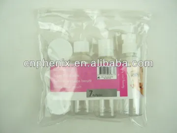 travel beauty dispenser bottle set
