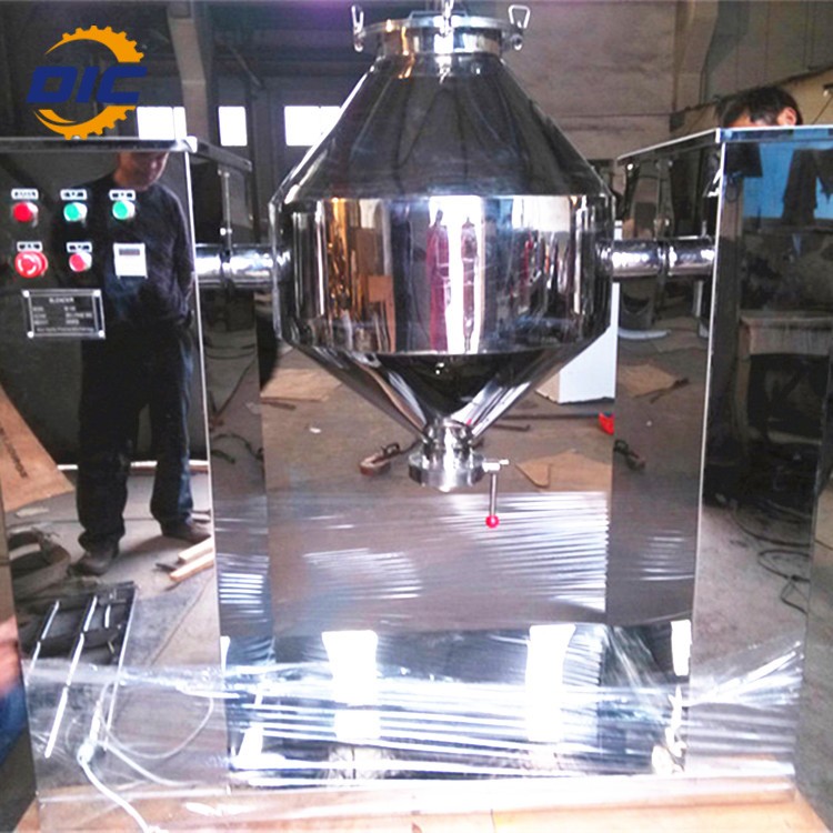 stainless steel chemical machinery double con mixer machine