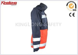 Outdoor L / XL / XXL High Visibility Winter Jackets With Bu