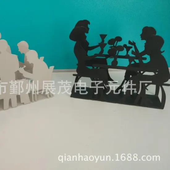 Humanoid metal paper towel holder envelope holder