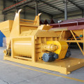 Twin shaft forced concrete mixer