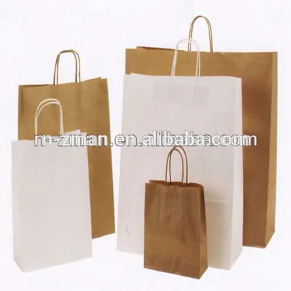 recycled brown paper bag,kraft brown paper bag,paper bag brown