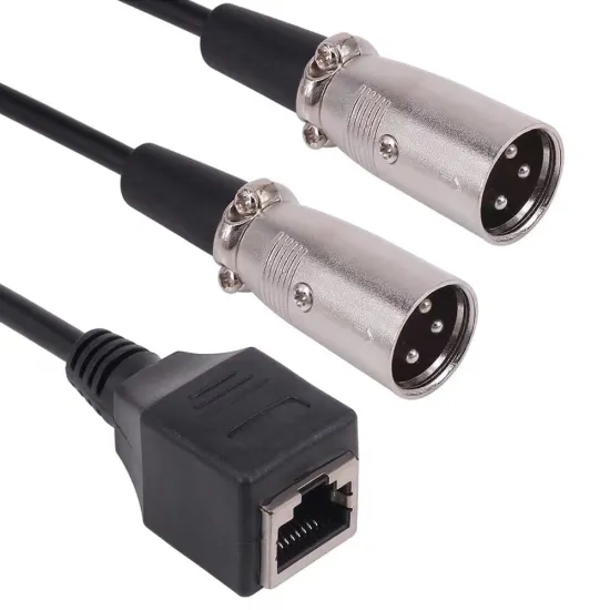 Custom Network Adapter short connector Audio Snake Cable