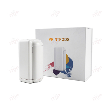 Portable Printpod Mini Sticker Sheet Printers - Fashion Inkjet Decoration for Tablets and Bottles