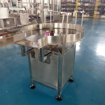 Turntable Glass and Plastic Bottle Unscrambler Sorting Machine for Production Line