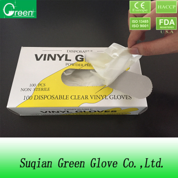 cheap disposable synthetic vinyl glove