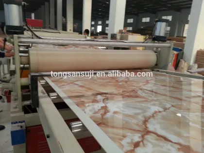 Plastic PVC artificial marble board producing machine