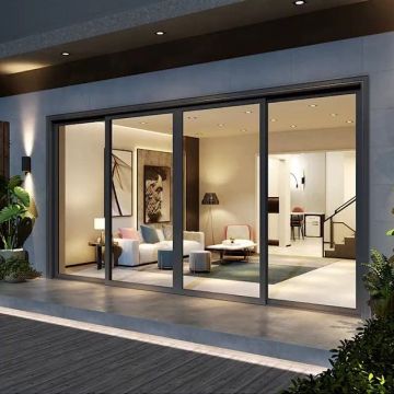 Heavy-Duty Aluminum Sliding Door for Panoramic Balcony