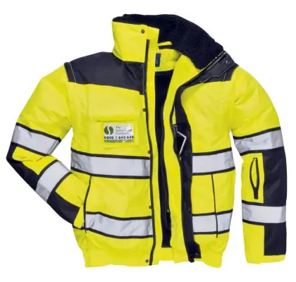 Remove the reflective safety jacket