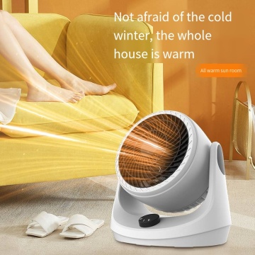 Calentador eléctrico elegante con termostato ajustable para interiores modernos