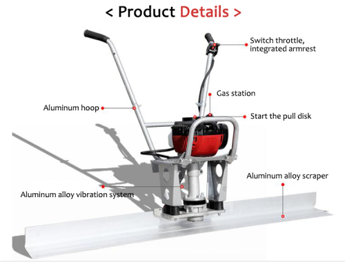 New Handheld Concrete Vibration Ruler: An Advanced Tool for Road Construction and Concrete Leveling