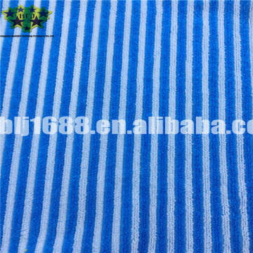 Blue Color Hard Silk With Coral Fleece Cloth Microfiber Cleaning fabric for Kitchen