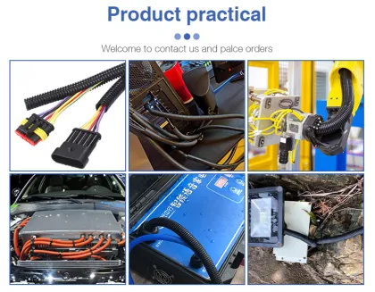 OEM Orange Flame Retardant Corrugated Electric Pipe