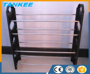 Shoes Rack/Portable Height And Width Shoes Rack/Plastic Steel tube Rack