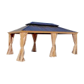Gazebo Luaran Tahan Lama dengan Bahagian Atas Keluli Bersalut Zink