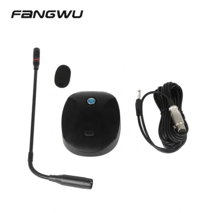 Popular Portable Radio Microphone: AOM-5244L-R Gooseneck Wired Table Microphone