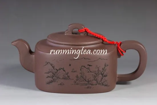 Fang Yuan Square Yixing pot