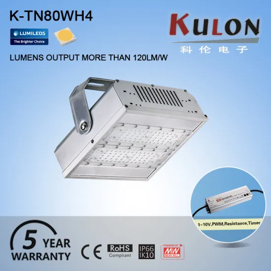 UL Wet Location listed Rectangular 80w IP66 led tunnel light