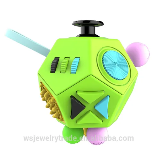 The second generation square unzip the dice fidget cube Vent anxiety relief 3D cube toy factory