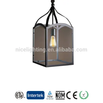 Popular pendant lighting black vintage industrial metal cage shape