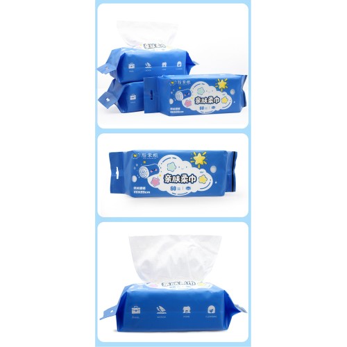 모든 피부 타입에 효과적인 페이셜 클렌징 물티슈