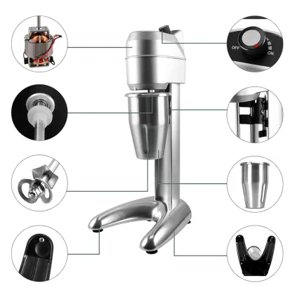 Stainless Steel Single Spindle Drinks Mixer and Milk Shaker Mixer