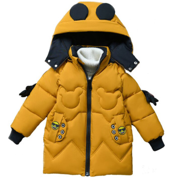 Kids Girls Jacket Autumn Winter Jacket For Girls Coat Baby Warm Hooded Outerwear Coat Girl Mickey Clothing Children Down Parkas