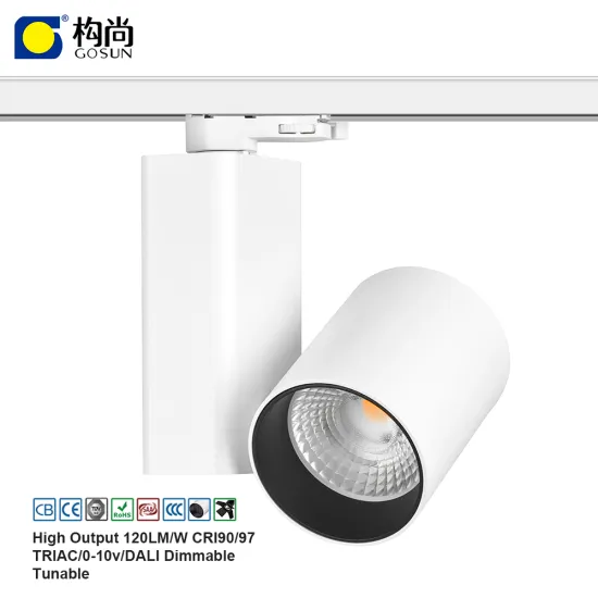 Factory Price Anti-Glare Flicker-Free Smart Spotlight - Dimmable Cob LED Track Light (20/32/42/52W)
