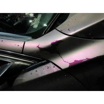 Ultra Matte Black to Purple Discoloration In water Car Wrap Film