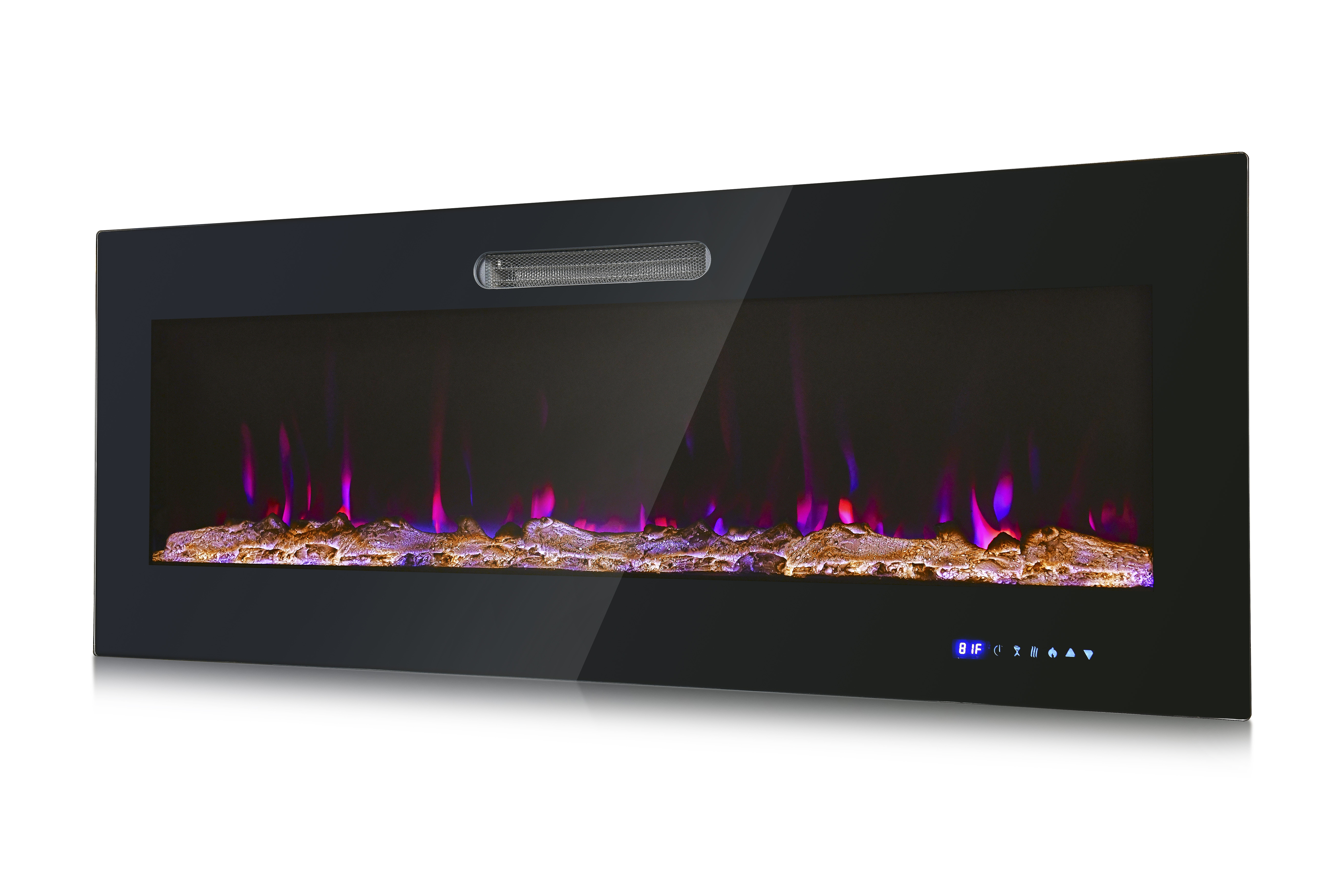 50 인치 벽 마운트 얇은 FirePlaceTouch 화면