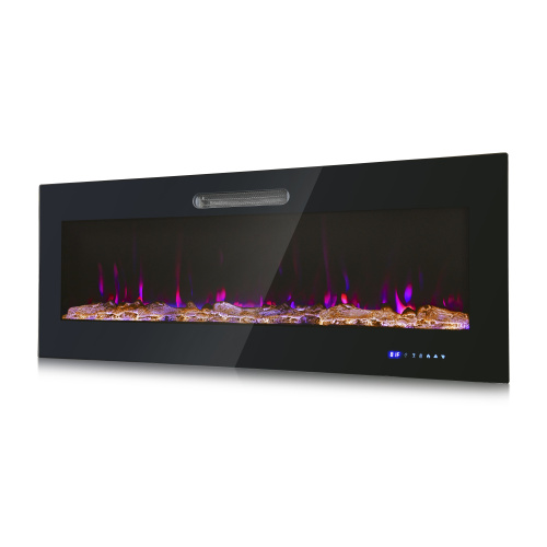 50 Inch Wall Mounted Thin FireplaceTouch Screen