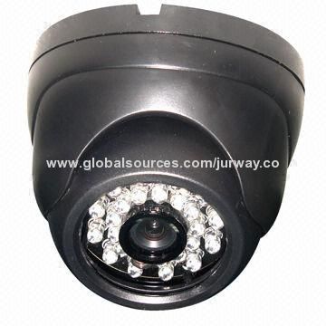 1/3-inch HDIS IR Dome Camera, 800TVL Resolution, IR Distance 25m, 24-piece of LEDs with IR-cut