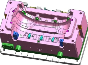 Zhejiang professional automotive plastic injection mold maker for auto bumper mold customized