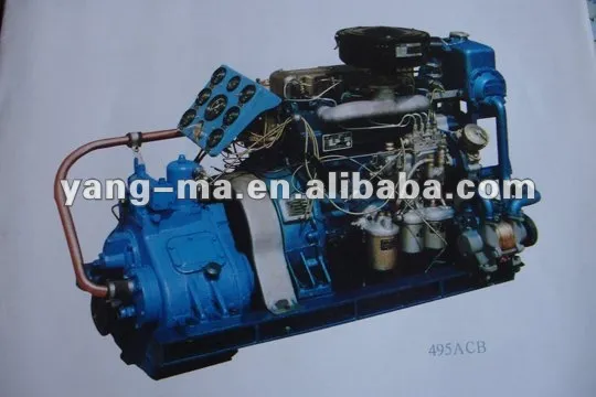 4100AC,36.8 KW water cooled 4 cylinder diesel marine engine