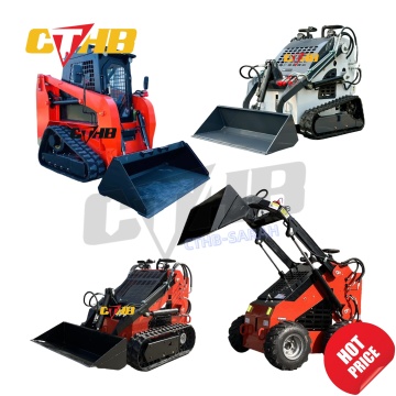 CE Certified Made in China 1 Ton Skid Steer Loader with EURO 5 and EPA Standards