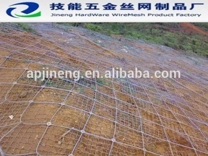 wire rope mesh/rock fall protection netting