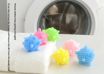 Solid Colorful PVC Scrubbing Balls: The Perfect Laundry Aid