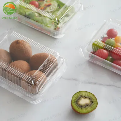Disposable Plastic Takeaway Pastry Snack Packaging Box