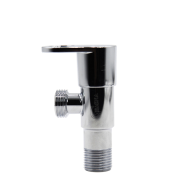 Nice Price Wholesale Stainless Steel 90 Degree Two Way 1/2 Inch Water Stop Brass Bathroom Angle Valve
