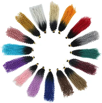 Wholesale Fantastic Ombre Kinky Curly Water Wave Crochet Braiding Hair Deep Wave  Passion Twist Synthetic Hair Extensions