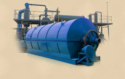 Rubber tyre pyrolysis machine