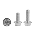 Винт с шестигранной головкой и фланцевой головкой с крестообразным шлицем
