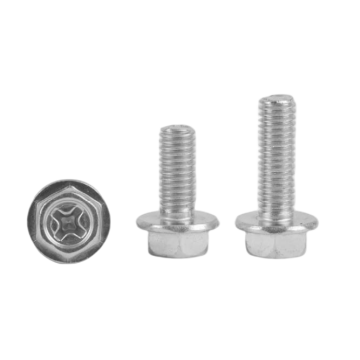 Винт с шестигранной головкой и фланцевой головкой с крестообразным шлицем