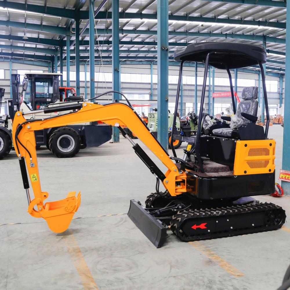 2 ton mini crawler excavator rubber track