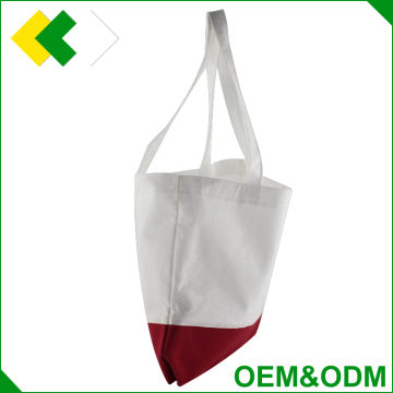 2016 new design high quality low price bamboo shopping tote bag Customized disposable shopping bag